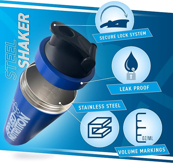Applied Nutrition Stainless Steel Shaker (750ml) - Image 3